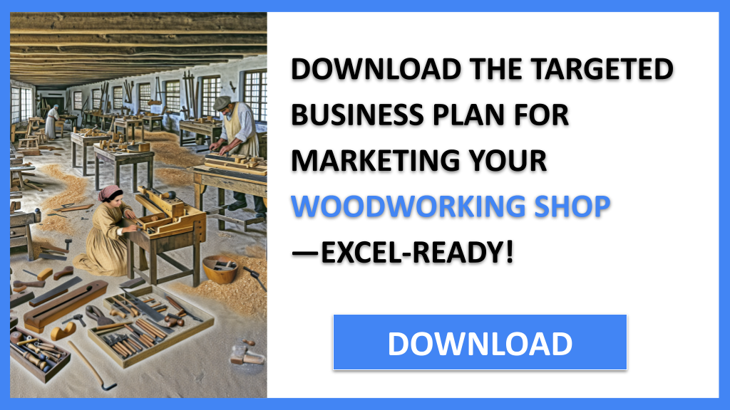Business Plan Example for Woodworking Shop - Woodworking Shop Marketing Plan- CTA2
