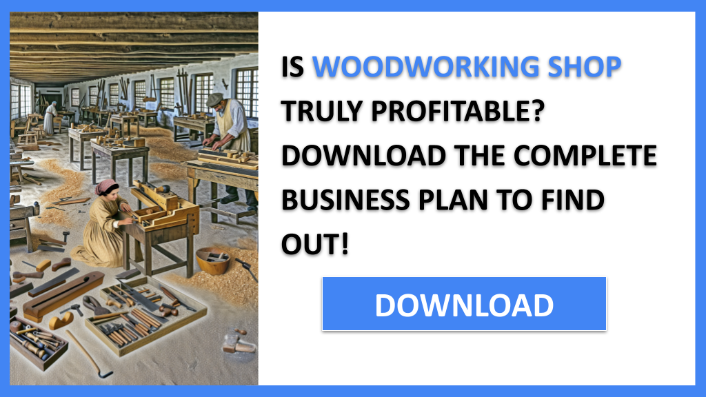 Business Plan Example for Woodworking Shop - Woodworking Shop Profitability- CTA1