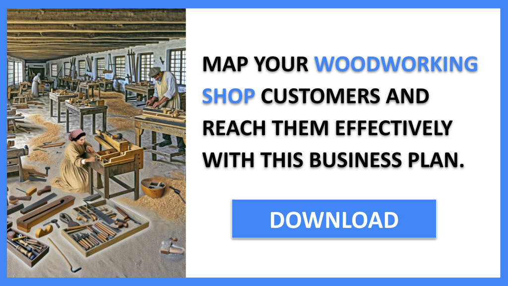 Business Plan Example for Woodworking Shop - Woodworking Shop Customer Segments- CTA3
