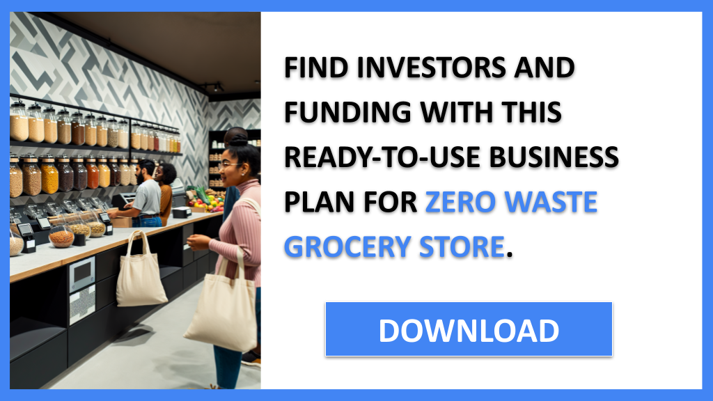 Business Plan Example for Zero Waste Grocery Store - Zero Waste Grocery Store Funding Options- CTA3