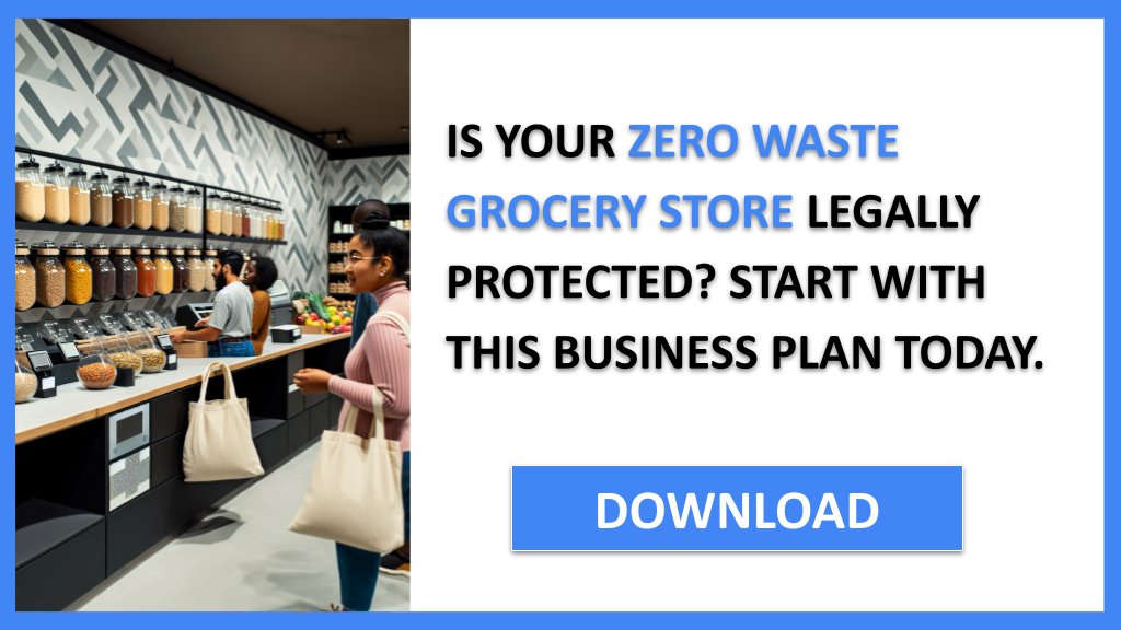 Business Plan Example for Zero Waste Grocery Store - Zero Waste Grocery Store Legal Considerations- CTA1