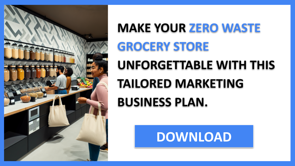 Business Plan Example for Zero Waste Grocery Store - Zero Waste Grocery Store Marketing Plan- CTA3