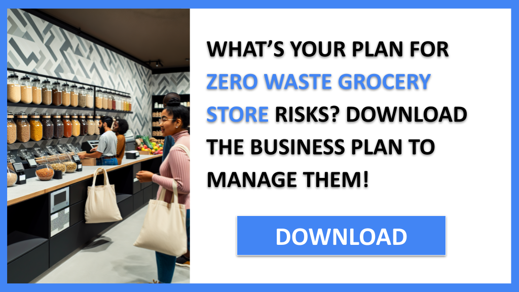 Business Plan Example for Zero Waste Grocery Store - Zero Waste Grocery Store Risk Management- CTA1