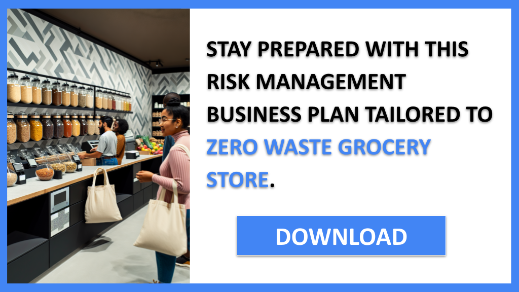 Business Plan Example for Zero Waste Grocery Store - Zero Waste Grocery Store Risk Management- CTA3