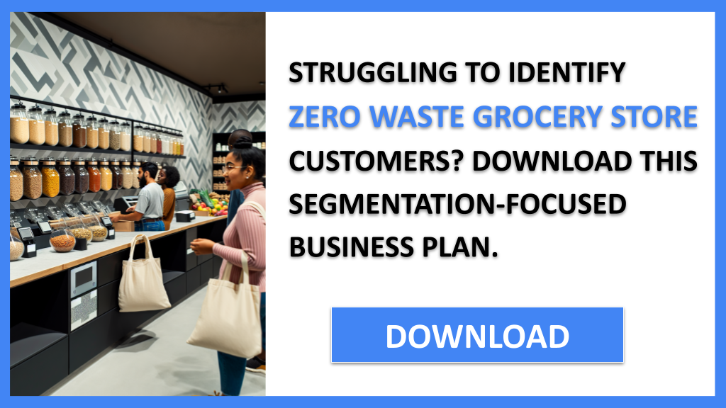 Business Plan Example for Zero Waste Grocery Store - Zero Waste Grocery Store Customer Segments- CTA1