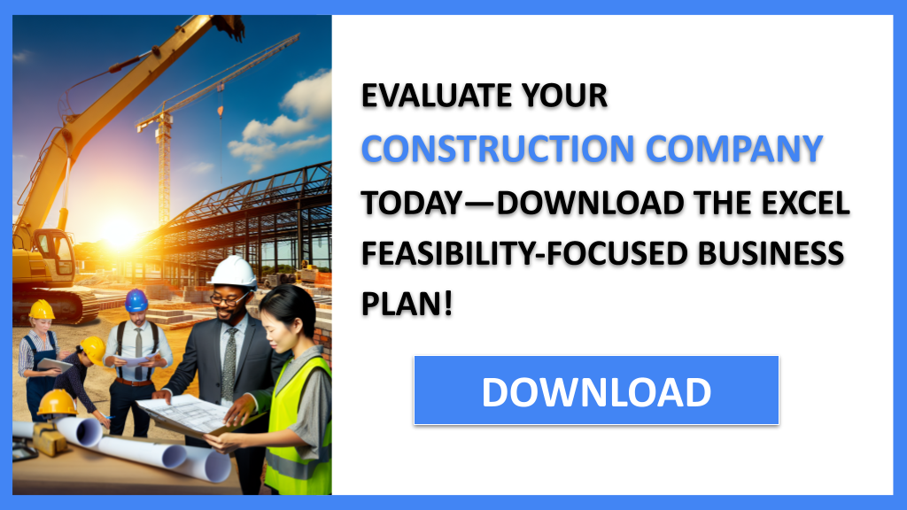Business Plan Example for Construction Company - Construction Company Feasibility Study- CTA2