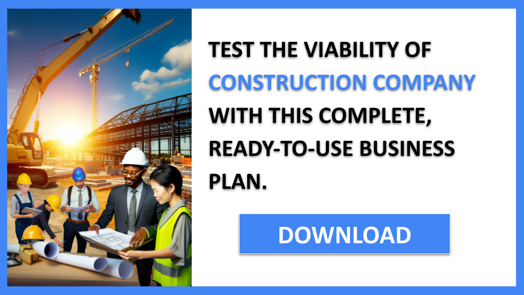 Business Plan Example for Construction Company - Construction Company Feasibility Study- CTA3