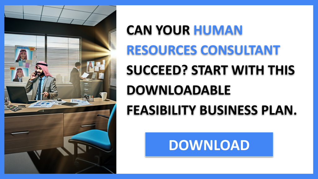 Business Plan Example for Human Resources Consultant - Human Resources Consultant Feasibility Study- CTA1