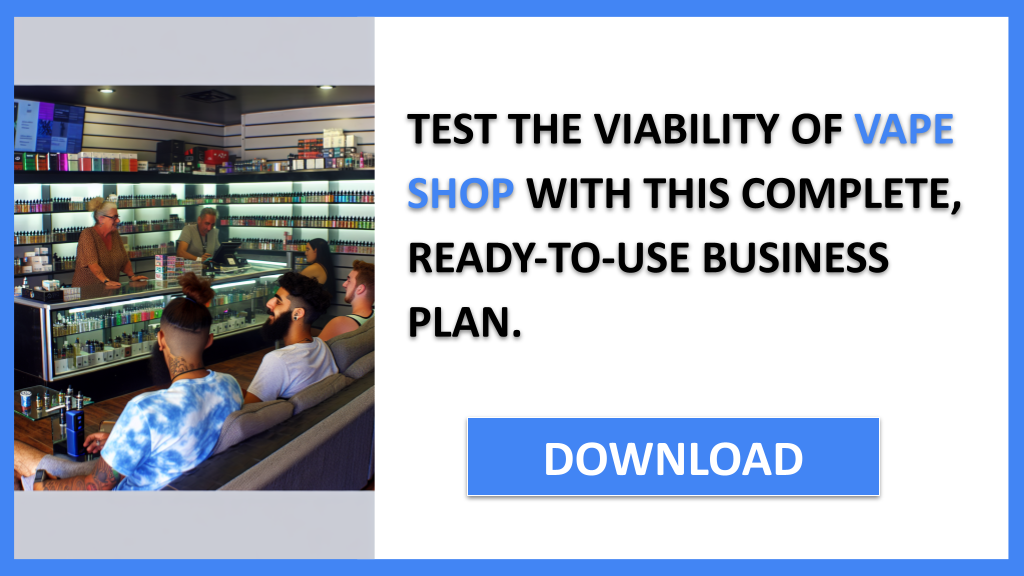 Business Plan Example for Vape Shop - Vape Shop Feasibility Study- CTA3