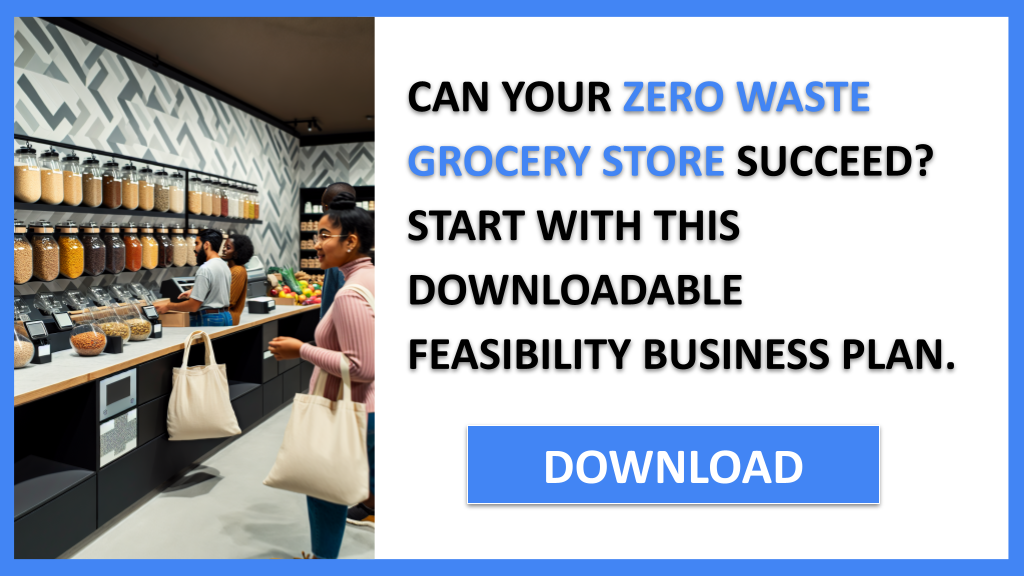 Business Plan Example for Zero Waste Grocery Store - Zero Waste Grocery Store Feasibility Study- CTA1