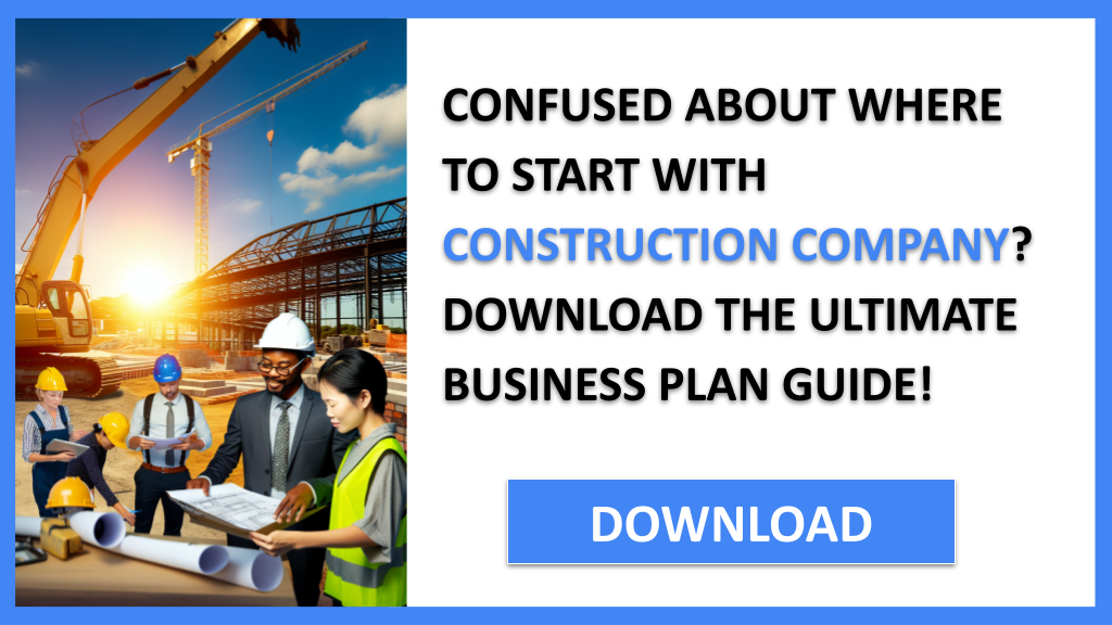 Business Plan Example for Construction Company - Construction Company Complete Guide- CTA1