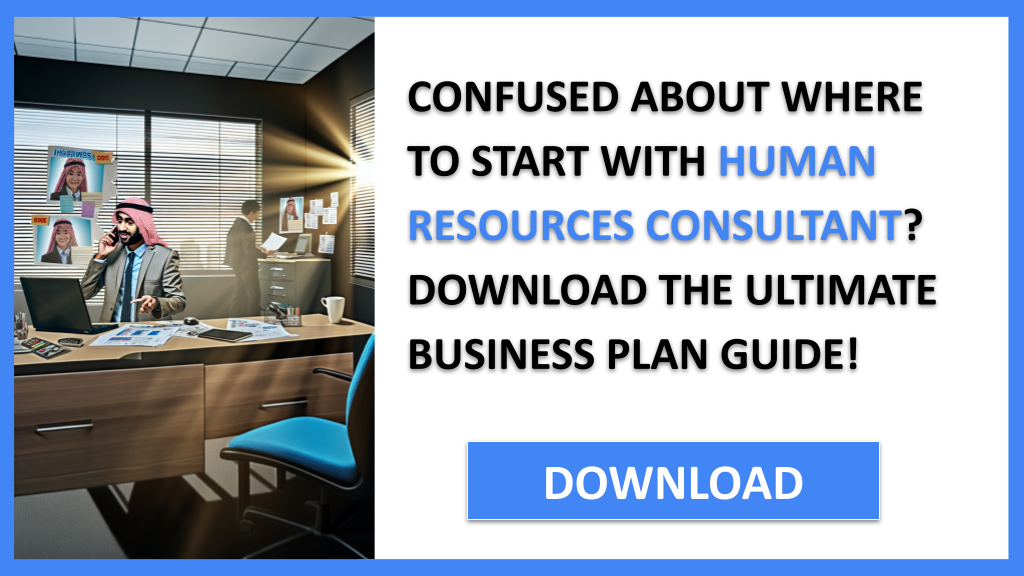 Business Plan Example for Human Resources Consultant - Human Resources Consultant Complete Guide- CTA1