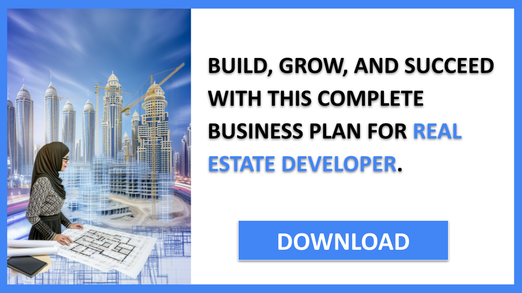 Business Plan Example for Real Estate Developer - Real Estate Developer Complete Guide- CTA3