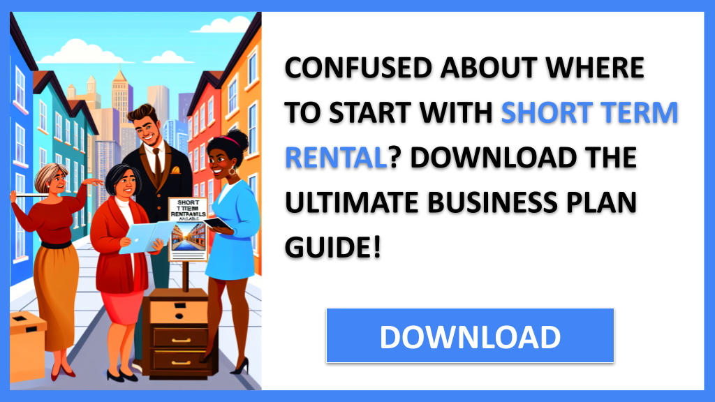 Business Plan Example for Short Term Rental - Short Term Rental Complete Guide- CTA1