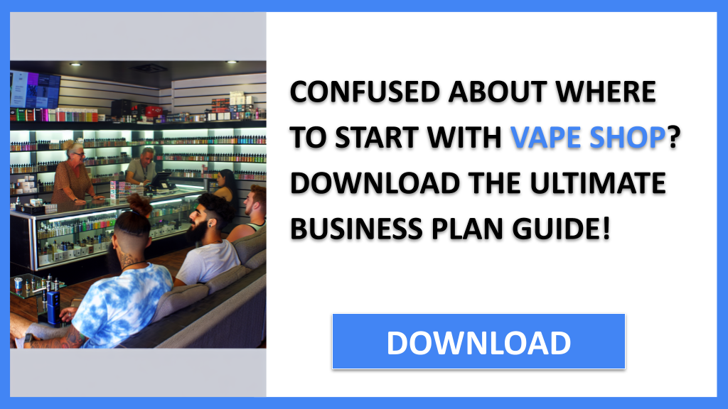 Business Plan Example for Vape Shop - Vape Shop Complete Guide- CTA1