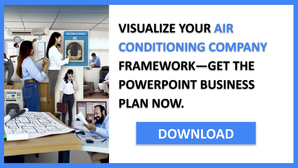 Business Plan Example for Air Conditioning Company - Air Conditioning Company Business Model Canvas- CTA3