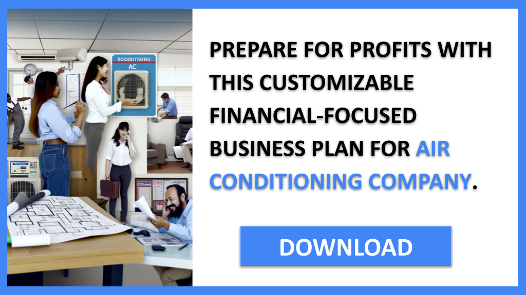 Business Plan Example for Air Conditioning Company - Air Conditioning Company Financial Plan- CTA3