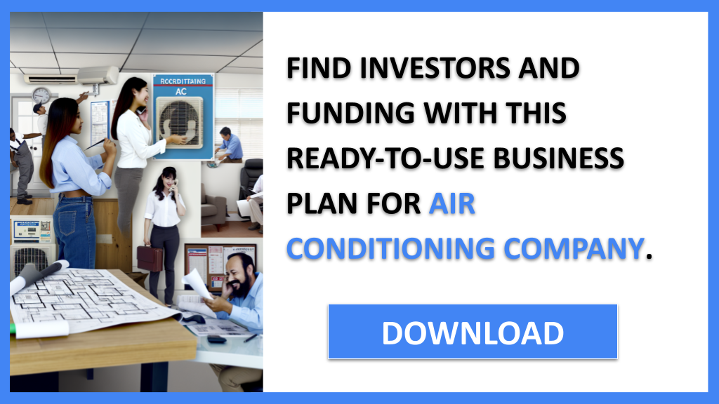 Business Plan Example for Air Conditioning Company - Air Conditioning Company Funding Options- CTA3