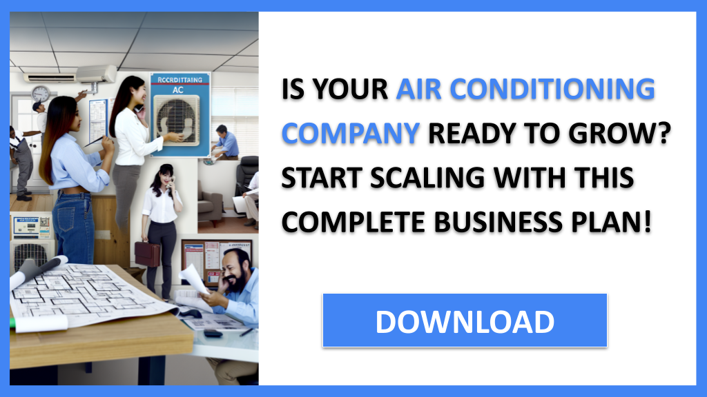 Business Plan Example for Air Conditioning Company - Air Conditioning Company Growth Strategy- CTA1