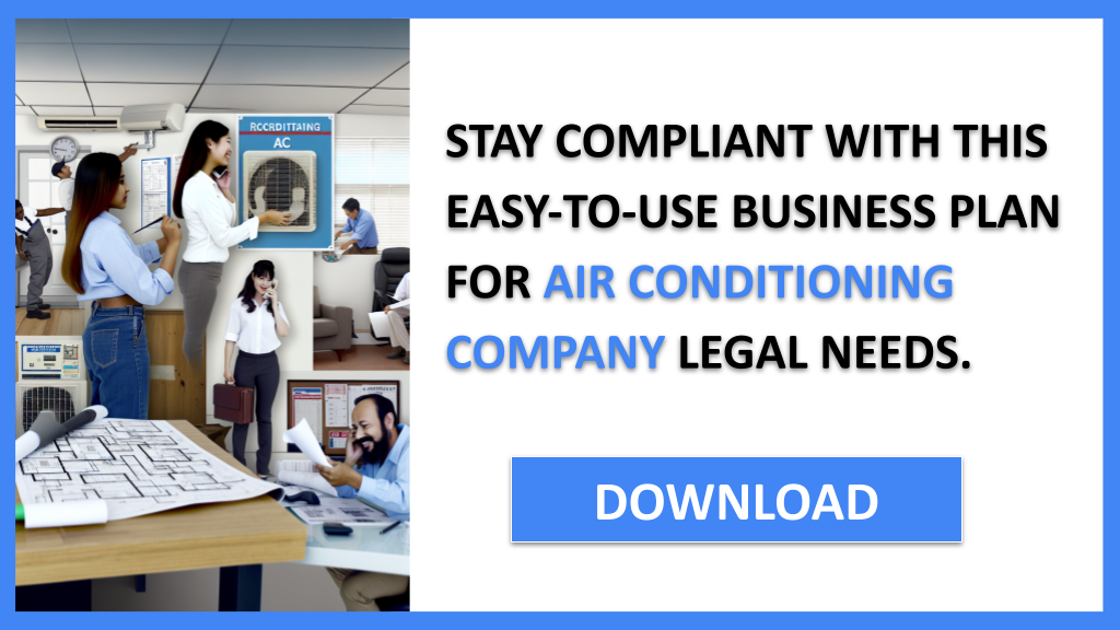 Business Plan Example for Air Conditioning Company - Air Conditioning Company Legal Considerations- CTA3