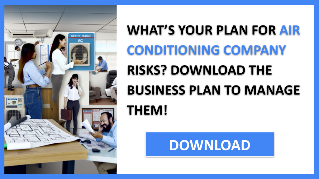 Business Plan Example for Air Conditioning Company - Air Conditioning Company Risk Management- CTA1