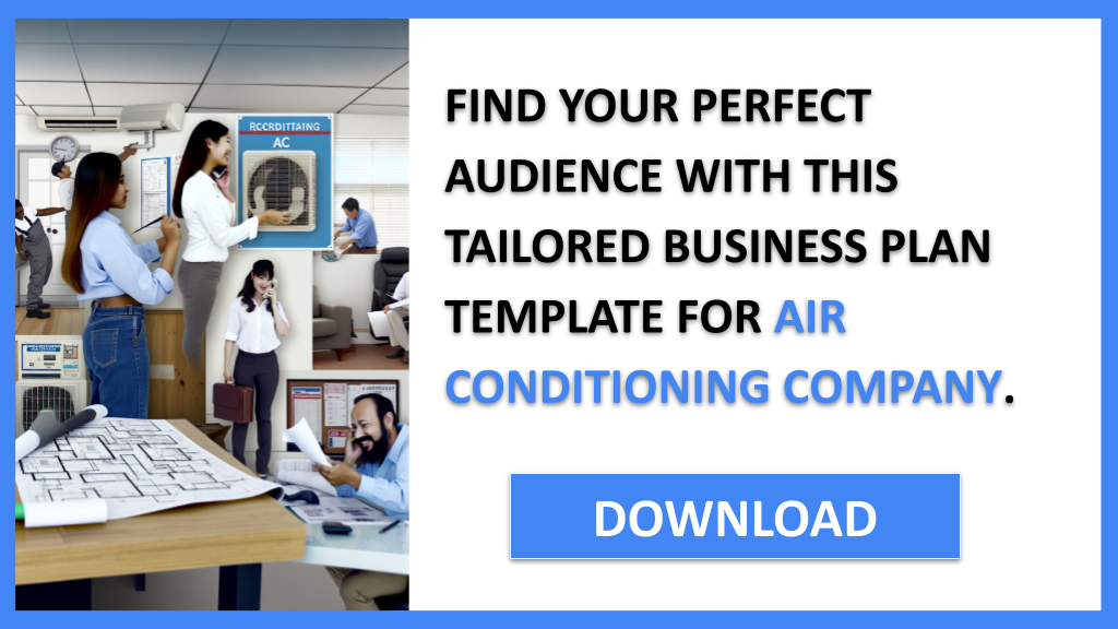 Business Plan Example for Air Conditioning Company - Air Conditioning Company Customer Segments- CTA2
