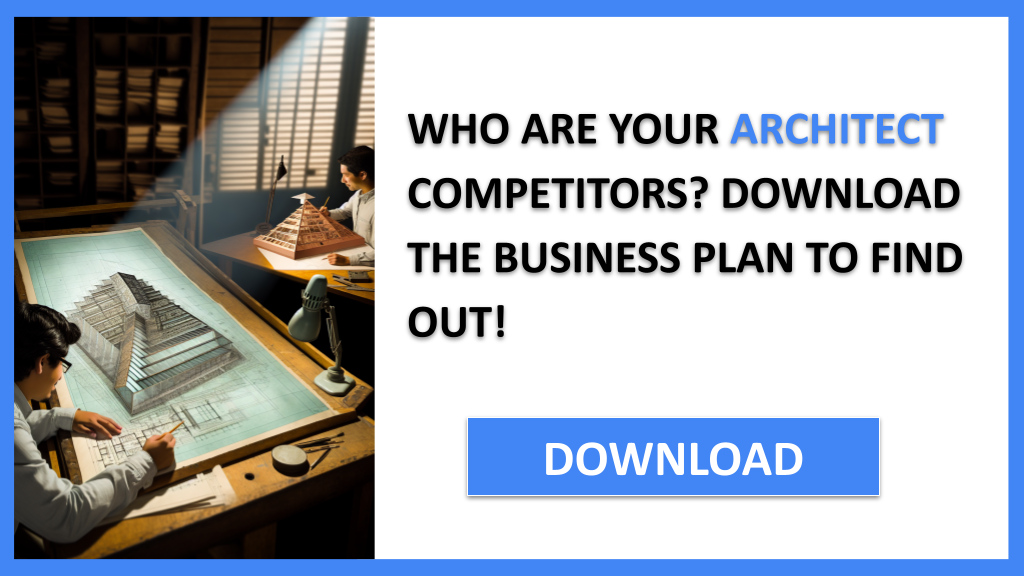 Business Plan Example for Architect - Architect Competition Study- CTA1