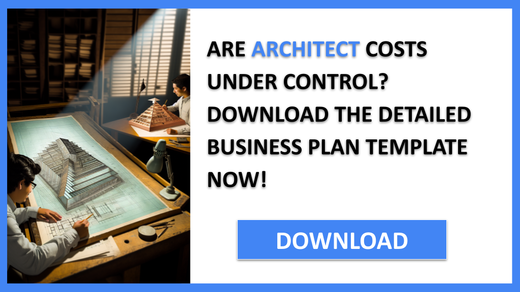 Business Plan Example for Architect - Architect Costs- CTA1