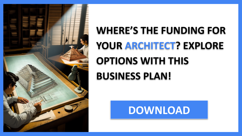 Business Plan Example for Architect - Architect Funding Options- CTA1