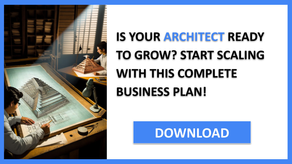 Business Plan Example for Architect - Architect Growth Strategy- CTA1