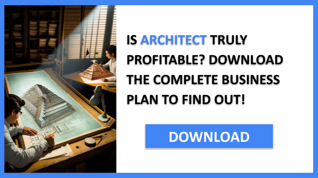 Business Plan Example for Architect - Architect Profitability- CTA1