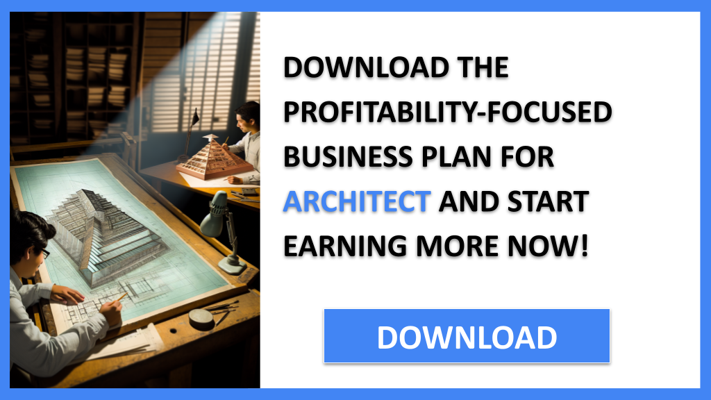 Business Plan Example for Architect - Architect Profitability- CTA3