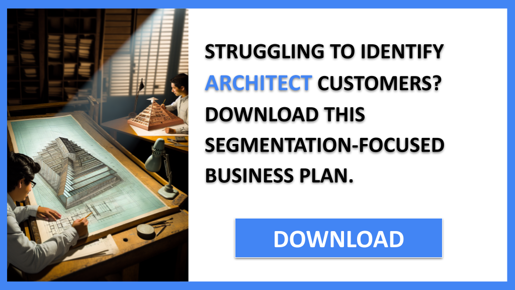 Business Plan Example for Architect - Architect Customer Segments- CTA1