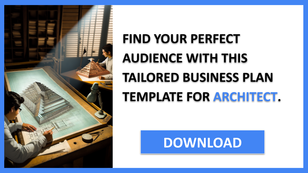 Business Plan Example for Architect - Architect Customer Segments- CTA2