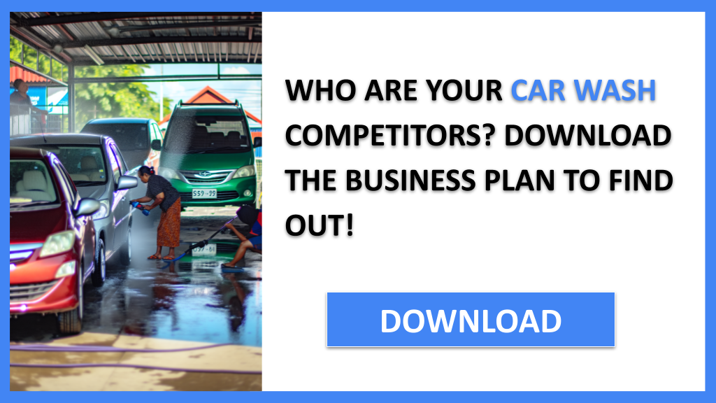 Business Plan Example for Car Wash - Car Wash Competition Study- CTA1