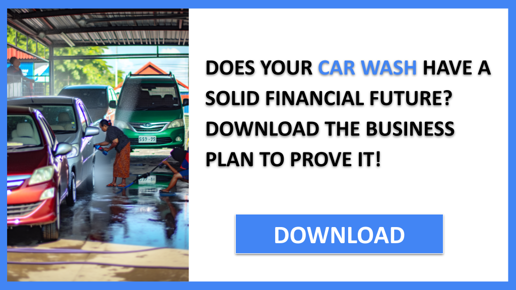 Business Plan Example for Car Wash - Car Wash Financial Plan- CTA1