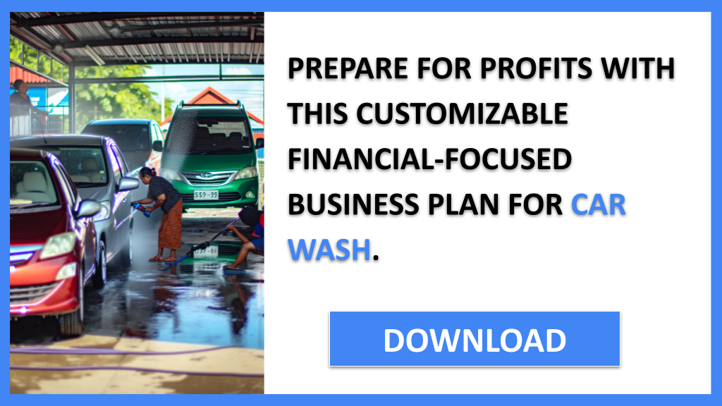 Business Plan Example for Car Wash - Car Wash Financial Plan- CTA3