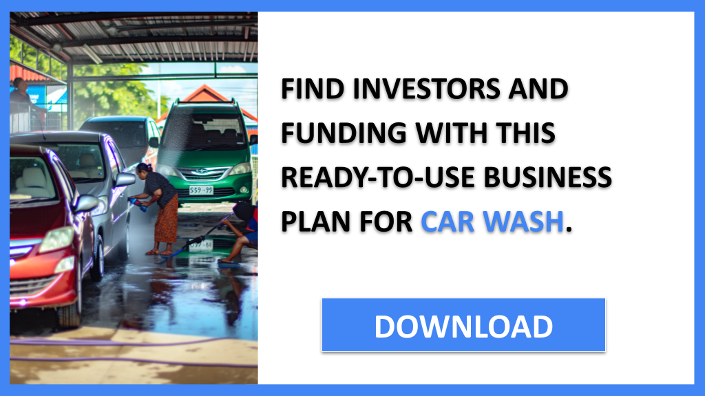 Business Plan Example for Car Wash - Car Wash Funding Options- CTA3