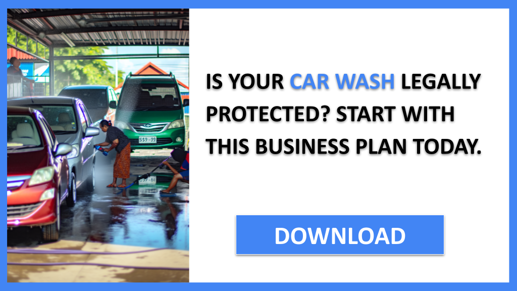 Business Plan Example for Car Wash - Car Wash Legal Considerations- CTA1