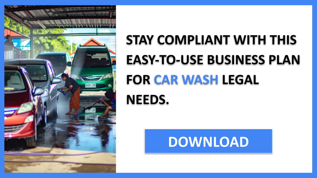 Business Plan Example for Car Wash - Car Wash Legal Considerations- CTA3