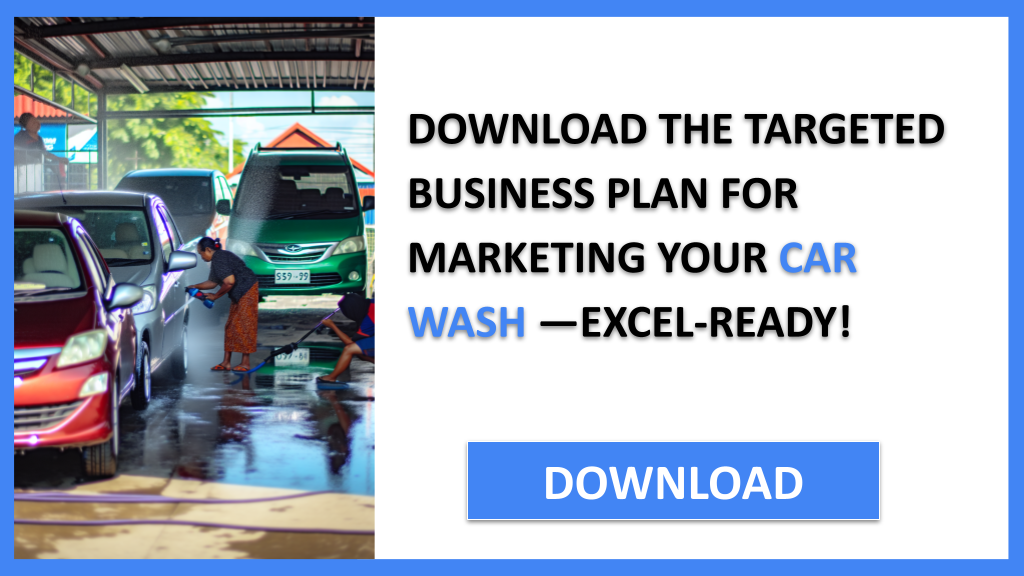 Business Plan Example for Car Wash - Car Wash Marketing Plan- CTA2