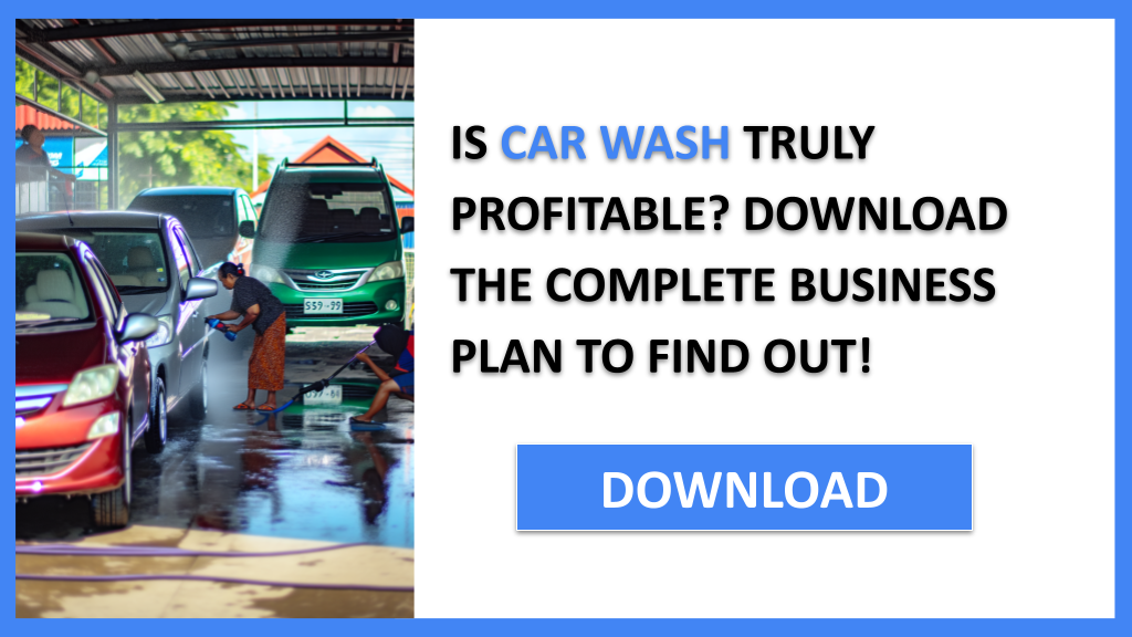 Business Plan Example for Car Wash - Car Wash Profitability- CTA1