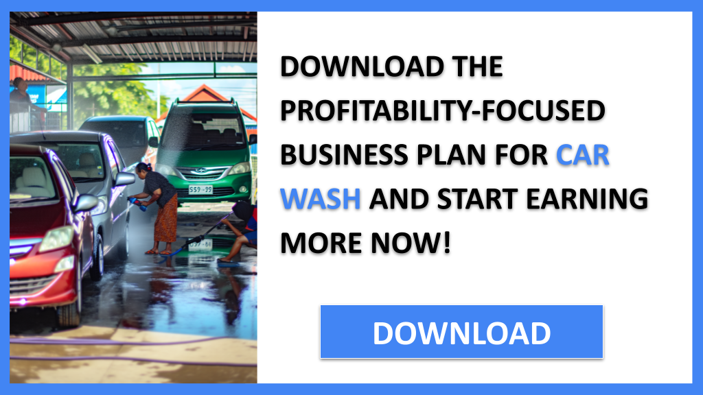 Business Plan Example for Car Wash - Car Wash Profitability- CTA3