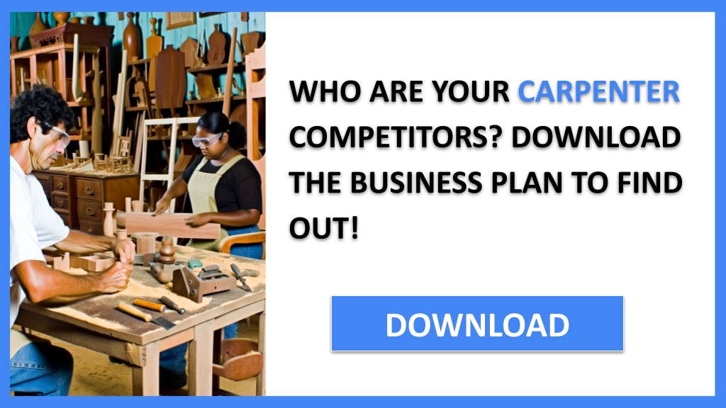 Business Plan Example for Carpenter - Carpenter Competition Study- CTA1