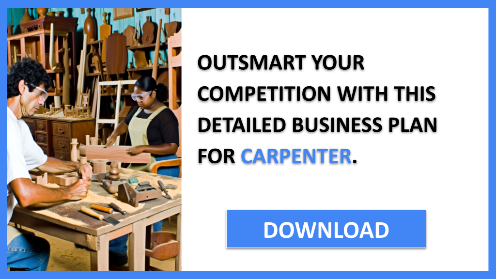 Business Plan Example for Carpenter - Carpenter Competition Study- CTA3