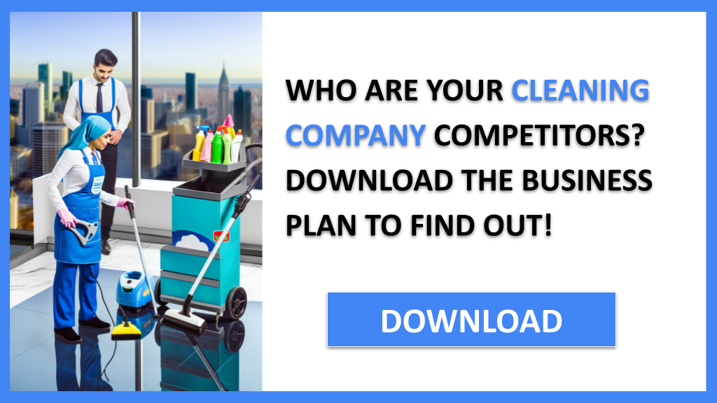 Business Plan Example for Cleaning Company - Cleaning Company Competition Study- CTA1