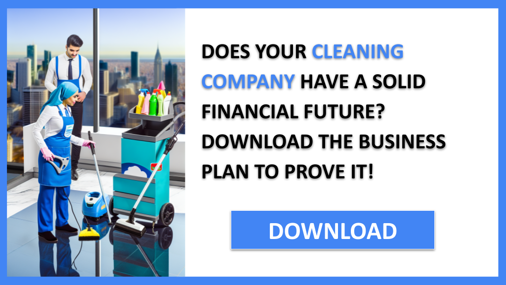Business Plan Example for Cleaning Company - Cleaning Company Financial Plan- CTA1