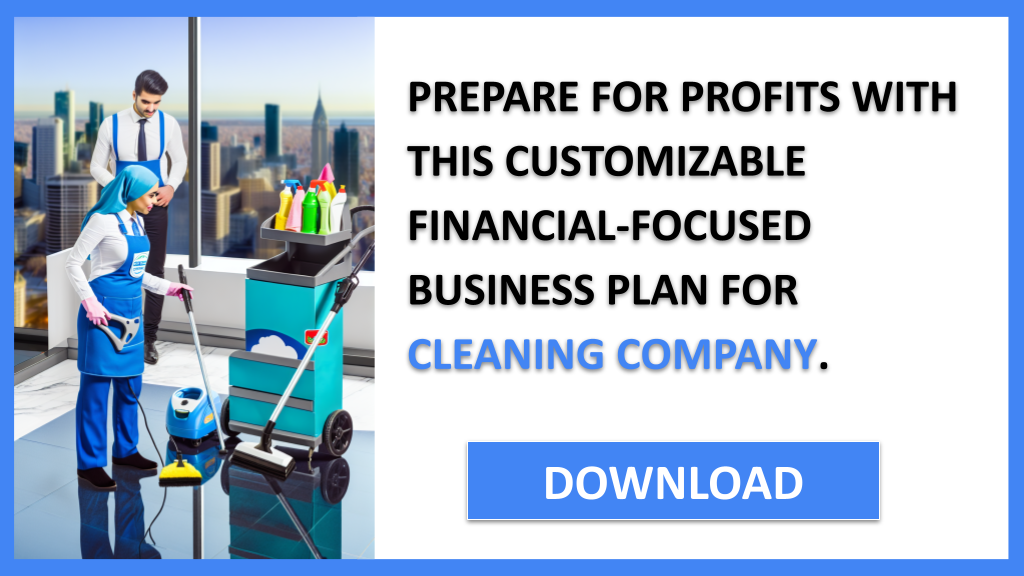 Business Plan Example for Cleaning Company - Cleaning Company Financial Plan- CTA3