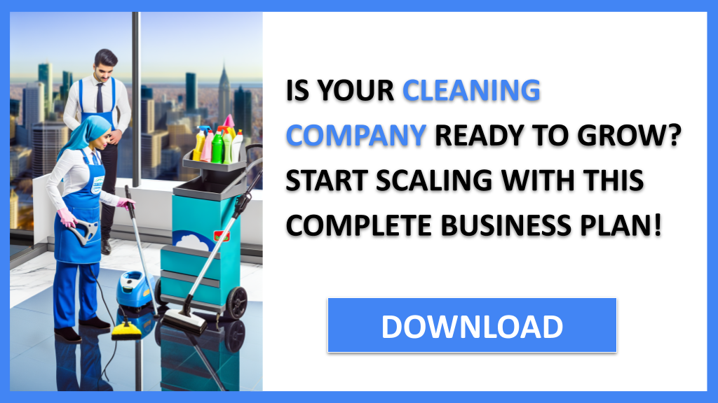 Business Plan Example for Cleaning Company - Cleaning Company Growth Strategy- CTA1