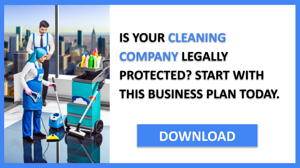 Business Plan Example for Cleaning Company - Cleaning Company Legal Considerations- CTA1